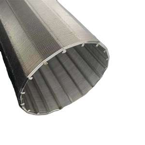 180 L laucter 316l 3116 304ss 400 Drum Filter mikron 240 lembar Tun 1mm datar 0.75mm 1mm Slot Slot kerucut layar kawat baji - Product Image 2