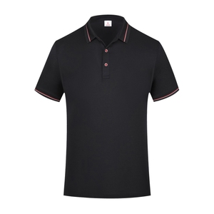 Polo Azul de Manga Corta, Color Sólido, Secado Rápido, Tejido de Punto, Corte Regular, Ropa Casual para Hombre - Product Image 3