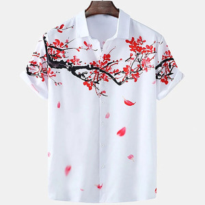 Fitspi <span class=keywords><strong>chemise</strong></span> hawaïenne hommes séchage rapide Poly rayonne grande <span class=keywords><strong>taille</strong></span> simple boutonnage à manches courtes station <span class=keywords><strong>chemise</strong></span> en vrac en gros - Product Image 6