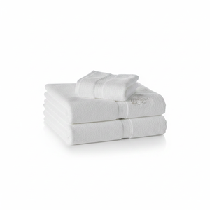 Iperion Series 20/2 Ring Yarn Combed Cotton Hotel <b>Towel</b> <b>Set</b> with Embroidered Logo and Jacquard Technique for Salons - Product Image 2