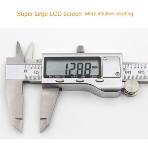 Étrier numérique tout métal 0200Mm Fraction <span class=keywords><strong>Mm</strong></span> pouces étriers électroniques avec certificat d'étalonnage - Product Image 3