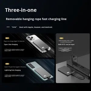 Transfronterizo ultrafino magnético inalámbrico tipo-C 15W 20000 Mah <span class=keywords><strong>batería</strong></span> de polímero de litio <span class=keywords><strong>carga</strong></span> rápida DIY banco de energía portátil regalo - Product Image 4