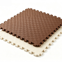 Tapete de Espuma EVA de 100x100cm con Cinco Líneas, Envío Global Puerta a Puerta, Antideslizante, Absorción de Impactos, Tapete de Gimnasio, Venta al Por Mayor de Fábrica