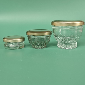 Barattolo di vetro al caviale di Foie Gras personalizzato barattolo di vetro miele commestibile per nido d'uccello conico vetro 150ml barattolo per uso alimentare - Product Image 3