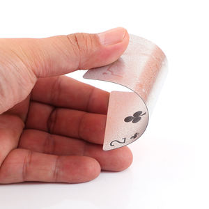 Kulüp İç<span class=keywords><strong>in</strong></span> Yaratıcı, Çevre Dostu, Dayanıklı, Özel Tasarım, Yüksek Kaliteli PVC Plastik Oyun Kağıtları - Product Image 3