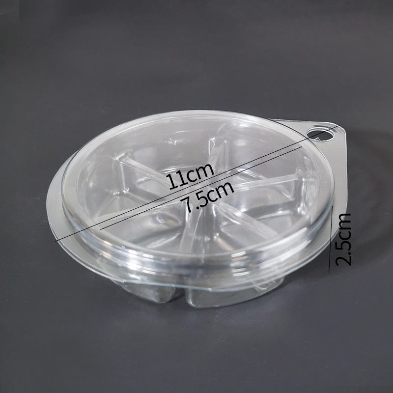 กล่องขี้ผึ้งกลม6กริด