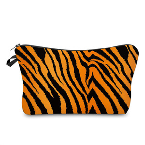 Custom Logo Animal Print Cosmetic <b>Bag</b> Zipper Makeup Pouch Foldable Travel <b>Toiletry</b> Case for <b>Women</b> - Product Image 6