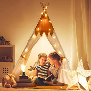 Custom Kids Playhouses Teepee <b>Castle</b> Indoor Bed Sleepover Tents Children Play House Beach Tent Wooden Kids Indoor Tent - Product Image 5