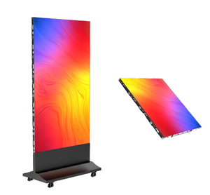 Affiche LED pliable P1.86 P2.5, affichage intérieur, couleur pleine, HD, haute luminosité, écran publicitaire numérique mobile - Product Image 1