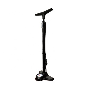 Pompe à pied multifonctionnelle WENDA en alliage d'aluminium <span class=keywords><strong>pour</strong></span> ballons et vélos avec manomètre - Product Image 2