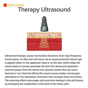 Jianlong 100W Ultrasonido Terapia 1MHZ 3MHZ Máquina de terapia de ultrasonido Máquina de tratamiento Terapia física Alivio del dolor - Product Image 2