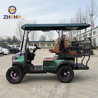 Voiturette de golf électrique à 4 places homologuée pour la route, voiturette de golf électrique chinoise
