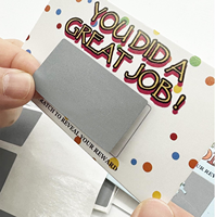 Cartes à Gratter Personnalisées pour Programme de Fidélité, Tickets Cadeaux, Lot de Jeu, Cartes à Gratter et Gagner