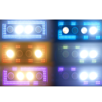 Projecteur PAR COB 200W en gros, 4 yeux RGBW 3-en-1, LED Blinder Stroboscope, activé par le son, pour courses de chevaux, DMX512, éclairage de scène DJ Disco