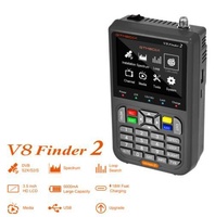 Nouveau GTMEDIA V8 Finder2, mesureur satellite portable, DVB-S/S2/S2X, prend en charge H.264, batterie Li-ion 7.4V/4000mAh, V8 Finder 2
