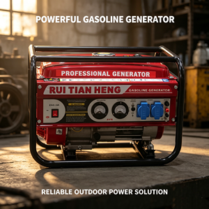 Generador de Gasolina RuiTianheng EF2660TE de 2.8KW, Portátil, de Marco Abierto, Refrigerado por Aire, de 4 Tiempos, con Arranque Eléctrico, Monofásico/Trifásico - Product Image 1