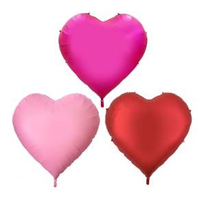 Palloncino a Forma di Cuore Extra Large in Alluminio da 63 Pollici, <span class=keywords><strong>Palloncini</strong></span> Metallizzati Opachi da 1,5 Metri per Decorazioni di San Valentino, Vendita all'Ingrosso - Product Image 3