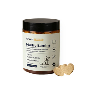 Masticables Multivitamínicos para Perros con Sabor a Pollo, Probióticos, Golosinas Diarias para el Bienestar de las Mascotas - Product Image 1