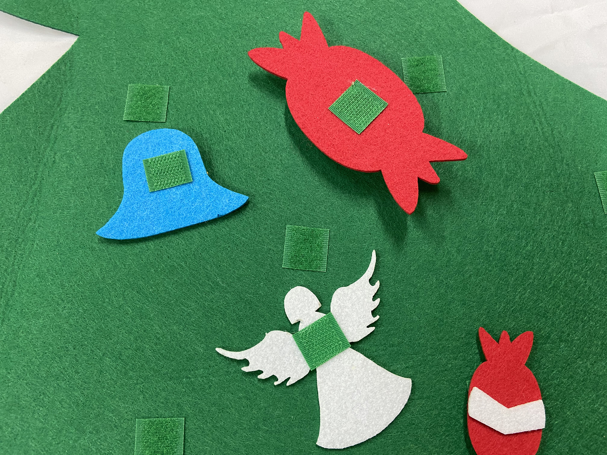 Children wall hanging Christmas gifts DIY felt Christmas tree for Christmas decorations - Product Image 5