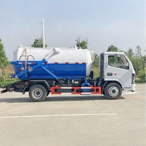 รถดูดสิ่งปฏิกูลขนาดเล็กตงเฟิง 5000 ลิตร รถดูดสิ่งปฏิกูล 6 ล้อ 5 ตัน สำหรับขาย - Product Image 3