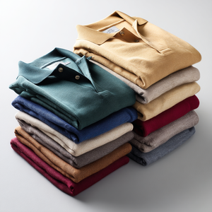 Maglione <span class=keywords><strong>Polo</strong></span> Elegante in <span class=keywords><strong>Lana</strong></span> da <span class=keywords><strong>Uomo</strong></span>, <span class=keywords><strong>Manica</strong></span> <span class=keywords><strong>Lunga</strong></span>, per Uso Casual Invernale, Traspirante e Caldo, Taglia XXL Personalizzabile - Product Image 6