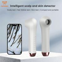 Analyseur de follicules pileux du cuir chevelu multifonctionnel, détecteur portatif, grossissement 400x, affichage numérique, connexion USB pour usage domestique