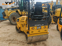 Offre Spéciale utilisé pour le compacteur vibrant CAT CB24B Rouleau à double tambour Meilleur prix Équipement d'occasion