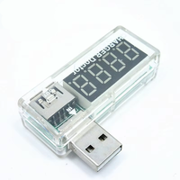 Probador de Corriente y Voltaje USB y Voltímetro Amperímetro 5V 0-2.5A con 99% de Precisión para Detectar Dispositivos USB