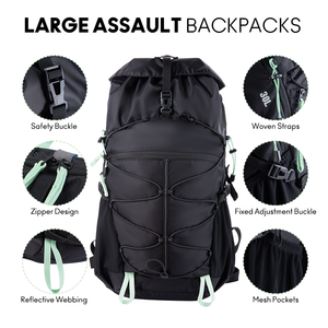 Venture <span class=keywords><strong>Into</strong></span> <span class=keywords><strong>the</strong></span> <span class=keywords><strong>Wild</strong></span> con 25L Senderismo Camping Caza Mochila Trekking Pecho Correa Silbato Mochila de asalto - Product Image 3