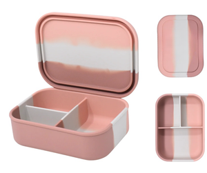 صناديق تخزين من السيليكون من المصنع للبيع بالتجزئة ، 3 أقسام معززة للأطفال ، صناديق تخزين من السيليكون بدرجة غذائية - Product Image 4