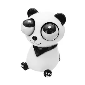Explosive Eyes Panda Creative Decompression Release Tool Squeeze Squishy Eye Popping Fidget toy squishy toys
