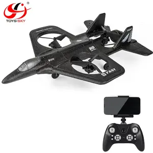 Aircraft New 2.4Ghz Wireless 4 Axis Aircraft Drone Flying Foam Fighter Remote Control Toy Airplane With Camera