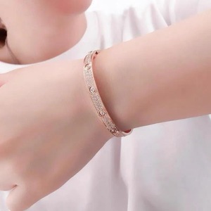 Fashion 925 <b>Sterling</b> <b>Silver</b> Classic Style Sparkling <b>Charm</b> Zircon <b>Bracelet</b> for Women Fine Jewelry Birthday Gift - Product Image 3