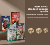 Sacs refermables personnalisés imprimés, résistants à l'humidité, pour l'emballage de collations, de lait et de nourriture pour animaux, avec taille et logo sur mesure