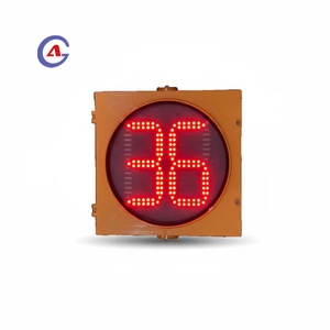 GA 300mm Countdown <b>Timer</b> Traffic Signal <b>Outdoor</b> High Flux Brightness Dual Number Display Solar Mains Powered 12V PC Mount Smart - Product Image 1