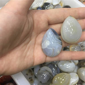 Liontin diy batu akik tanaman bentuk alami liontin tetesan batu akik untuk hadiah - Product Image 5