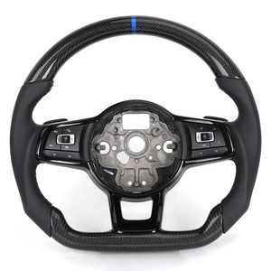 Volant complet en fibre de carbone personnalisé pour Volkswagen VW <span class=keywords><strong>Golf</strong></span> MK7 Mark <span class=keywords><strong>7</strong></span> <span class=keywords><strong>R</strong></span> TDI <span class=keywords><strong>TSI</strong></span> - Product Image 2