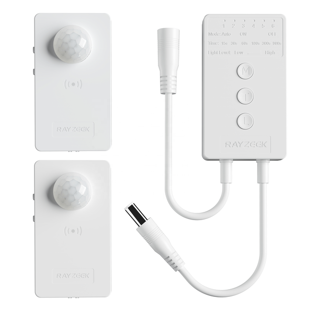 High sensitivity Automatic Infrared PIR Motion Sensor Detector LED wireless battery powered light sensor switch