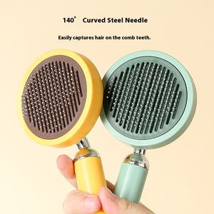 Nuevo Peine de Agujas Autolimpiante 2026 de Diseño Sencillo y Moderno, con Contraste de Color, Impermeable, de Alta Calidad para Baño y Pelo de Mascotas - Product Image 3