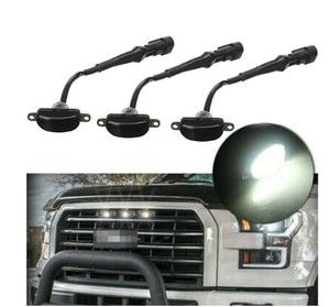 Luz de Rejilla LED de Aluminio de 24V, 4 Piezas, Color Ámbar y Ahumado, para Runner 2014-2019, de Fábrica Moxi - Product Image 5