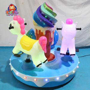 <span class=keywords><strong>Mini</strong></span> portátil Merry Go Round Ride para niños Máquina de entretenimiento que funciona con monedas - Product Image 6