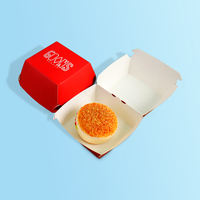 A granel para llevar sándwich hamburguesa pollo frito embalaje cajas de papel para alimentos