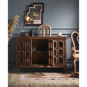 Metà del secolo moderna vetrina della <span class=keywords><strong>cucina</strong></span> armadio <span class=keywords><strong>con</strong></span> porta in vetro per la <span class=keywords><strong>cucina</strong></span> <span class=keywords><strong>soggiorno</strong></span> credenza - Product Image 4