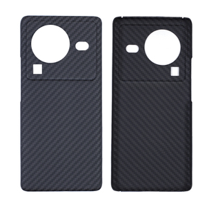 Funda de teléfono de fibra de carbono de sarga 3K para Vivo X 80Pro, funda para cámara con agujero grande, protector para teléfono x80 de fibra de aramida - Product Image 6