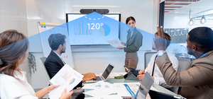 Cámaras de Conferencia PTZ 4K OEM ODM Directas de Fábrica, 20MP, Gran Angular de 120°, IA, 6 Micrófonos, Beamforming, MPTZ, WiFi 6, <span class=keywords><strong>BYOM</strong></span> para Reuniones - Product Image 5