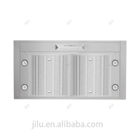 Campana extractora eléctrica de acero inoxidable con motores gemelos de flujo de aire profesional de 1600CFM certificada ETL para uso doméstico