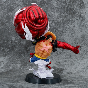 Haute qualité japonais 30cm quatre vitesses fantôme <span class=keywords><strong>Luffy</strong></span> modèle secouer grand poing jouet ornement Action Anime Figure - Product Image 3