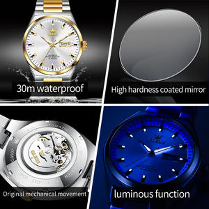 Montres en or originales OEM 9907 pour hommes, montre de luxe pour hommes, montre-bracelet de créateur, nouvelle montre de luxe étanche pour hommes - Product Image 4