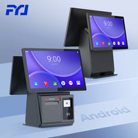 Nouveauté FYJ F2A Pro, écran tactile LED 15,6 pouces, imprimante thermique 80 mm, terminal de point de vente tout-en-un, machine de point de vente pour restauration rapide et boulangerie