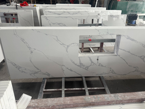 Bán chạy nhất kỳ lạ statuario calacatta thiêu kết đá thạch anh trắng truy cập hàng đầu - Product Image 4